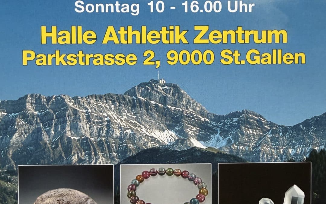 Mineralien- und Fossilientage St.Gallen 2026